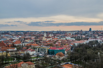 Fototapeta na wymiar Vilnius city