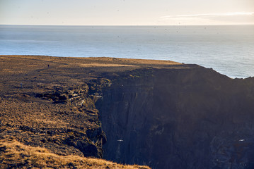 view of the coast of the Atlantic Ocean in Iceland