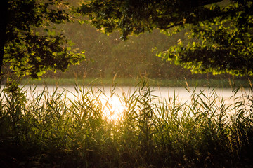 Jezioro Studzieniczne - deszcz © Sebastian