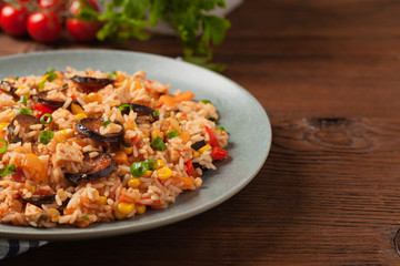 Traditional jambalaya.