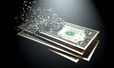 The dematerialization of dollar money