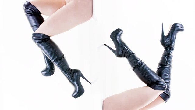 sexy legs women boots high heels female