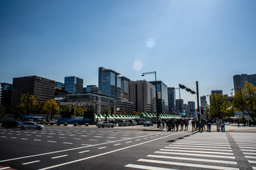 韓国ソウルの街並み