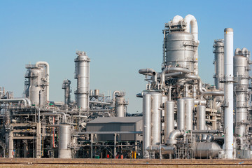 oil refinery power station plant
