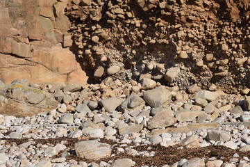 Cliffs Porth Nanven Cornwall
