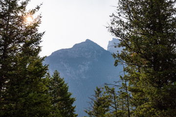 Scene from a mountain in British Columbia, Canada