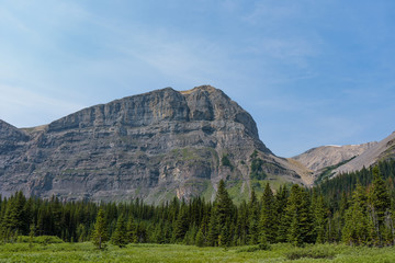 Fototapeta na wymiar Scene from a mountain in British Columbia, Canada