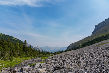 Scene from a mountain in British Columbia, Canada