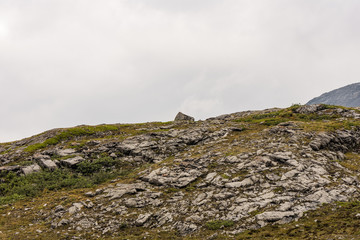 Fototapeta na wymiar Scene from a mountain in British Columbia, Canada