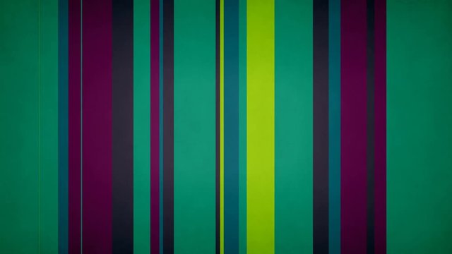 Paperlike Multicolor Stripes 03 - Texturized Variable Width Stripes Video Background Loop // Colorful moving bars with a discreet grunge look. Number 3 in the series.