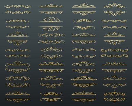 Calligraphic design elements