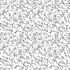 Swirls seamless pattern
