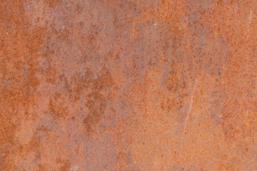 Rusted metal, rusty plate, shot holes