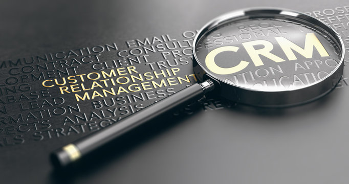 CRM, Customer Relationship Management Concept