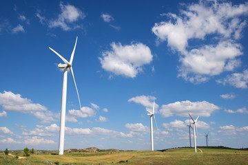 Fototapeta premium Wind energy concept