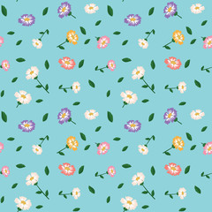 Beautiful flower seamless pattern