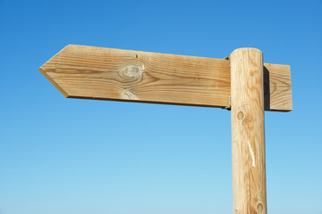 Fototapeta premium Directional signal view