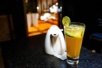 orange lime cocktail