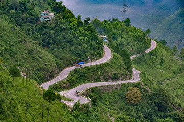 Indian hills , Indian mountain roads