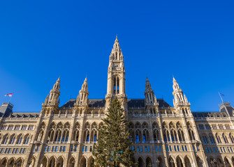 Naklejka premium City Hall in Vienna Austria