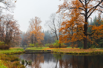 Autumn. Catherine Park. Pushkin, St. Petersburg, Russia
