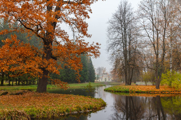 Autumn. Catherine Park. Pushkin, St. Petersburg, Russia