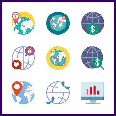 fintech icon. analytic and worldwide vector icons in fintech set. Use this illustration for fintech works.
