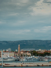 Naklejka premium Split city from the sea