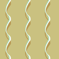 Seamless pattern background with multi-colored wavy lines.
