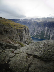 mountain landscape with river