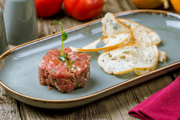 Tartare from beef