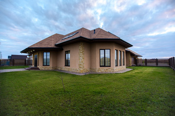 beautiful facade of the house