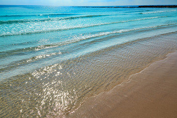 Burriana beach in Castellon of Spain