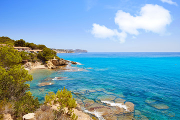Cala Fustera beach in Benisa Alicante Spain