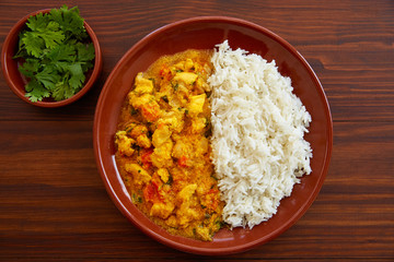 Chicken curry dish indian recipe
