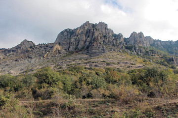 landscape in the mountains