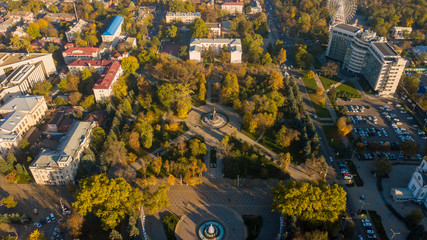 Krasnodar / Russia: Autumn season, Monument to Catherine II - a monument in honor of Empress...