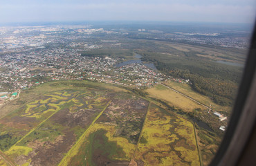 aerial view of a mountain landscape
