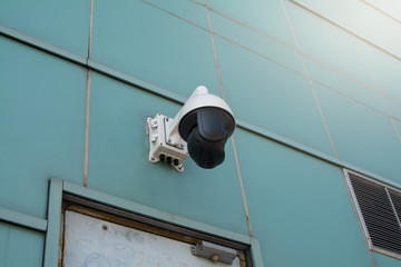Security CCTV camera in office building