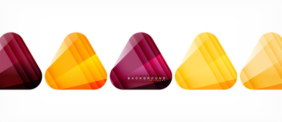 Geometric abstract background, triangles