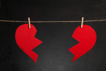 St Valentine's Day background with copy space.