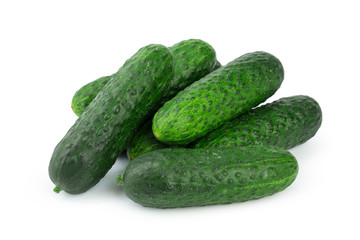 cucumber isolated on white background