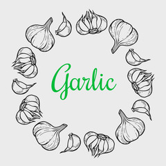 garlic wreath