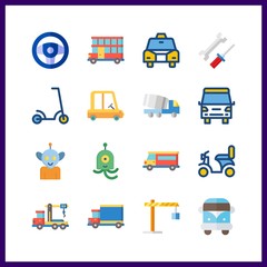 Fototapeta na wymiar vehicle icon. taxi and motorbike vector icons in vehicle set. Use this illustration for vehicle works.