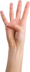 hand counting gesture