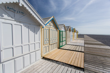 Cabanes de Cayeux sur mer