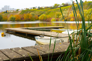 See und Natur im Herbst