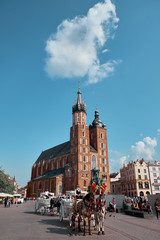 Naklejka na ściany i meble St. Mary's Basilica in Krakow