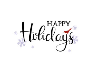 Winter holidays greeting card