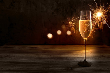Champagne for a new year celebration